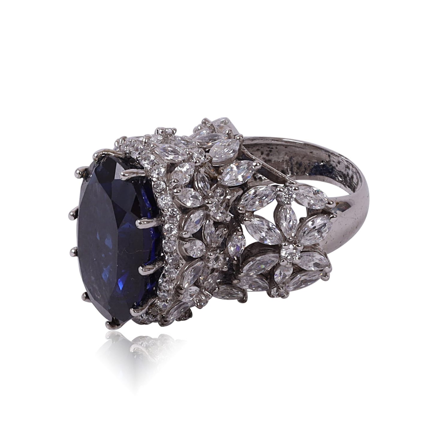 Blue Sapphire Cocktail Ring