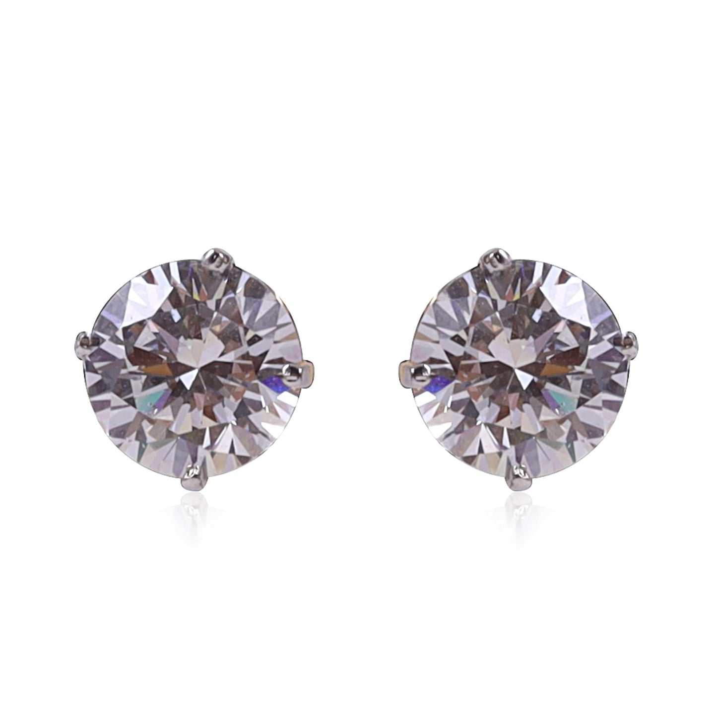 Round Solitaire Studs