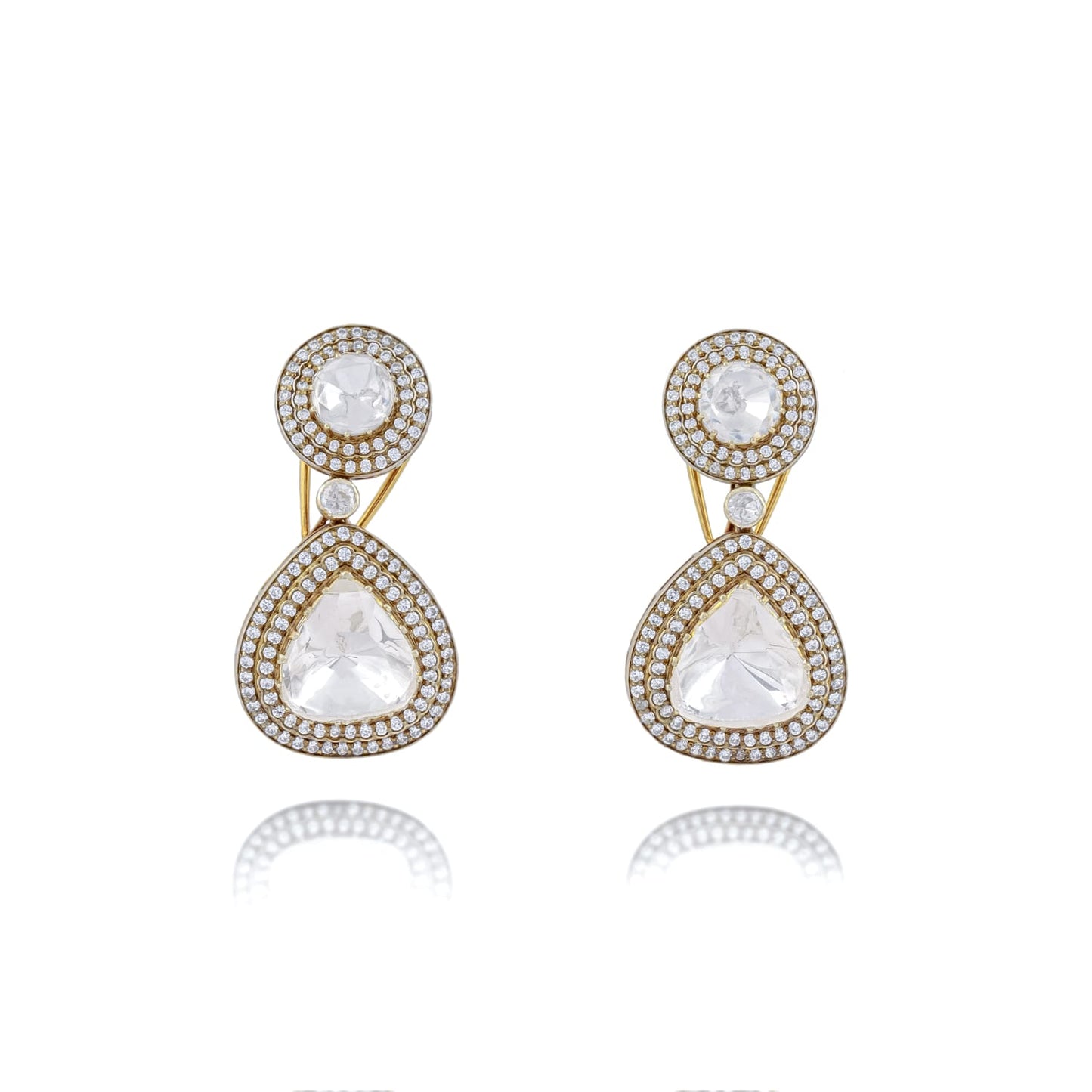 Moissanite Drop Earrings