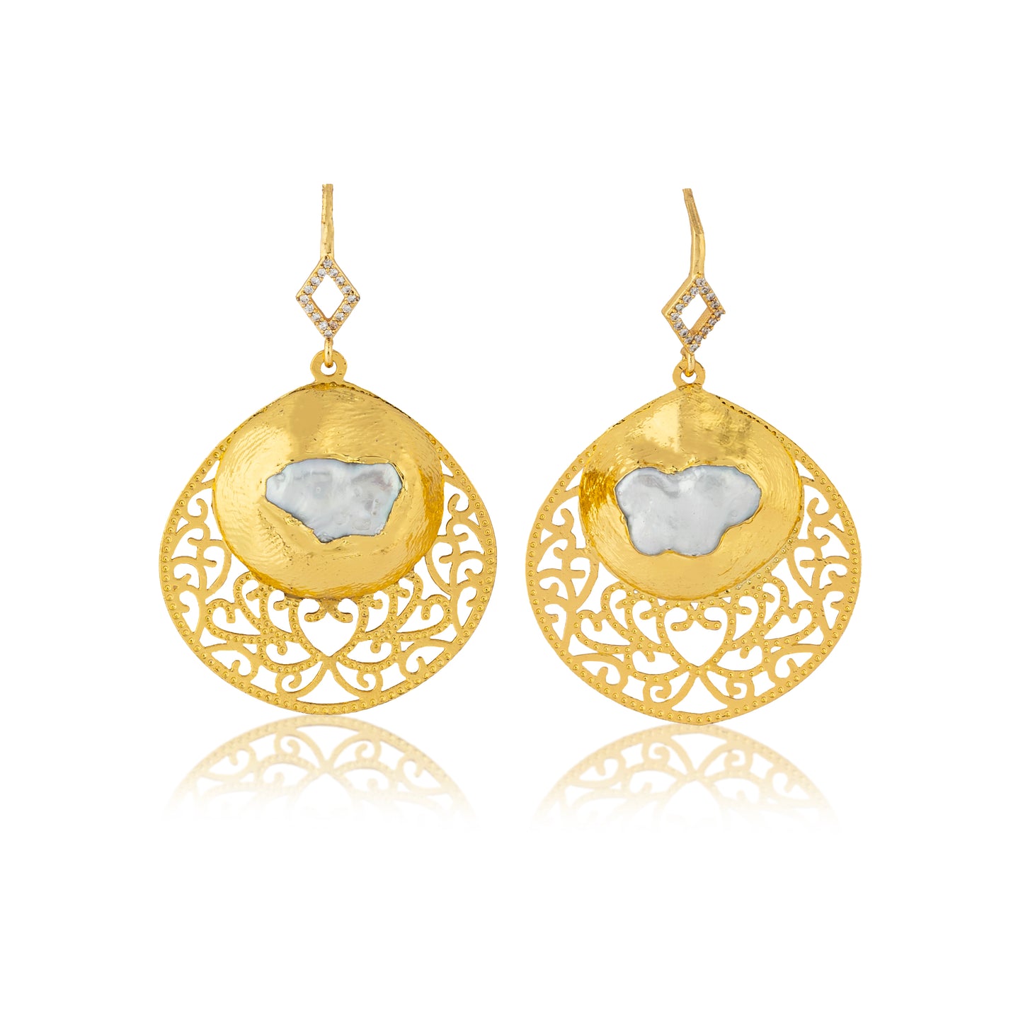 Filigree earrings