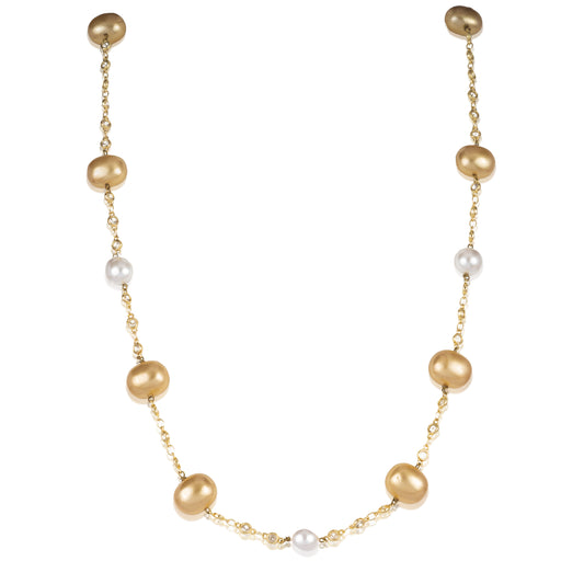 Oval Pearl necklace