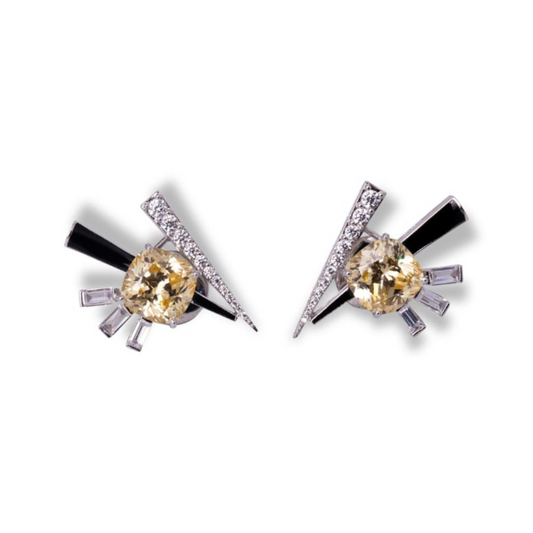 Arrow Topaz earrings