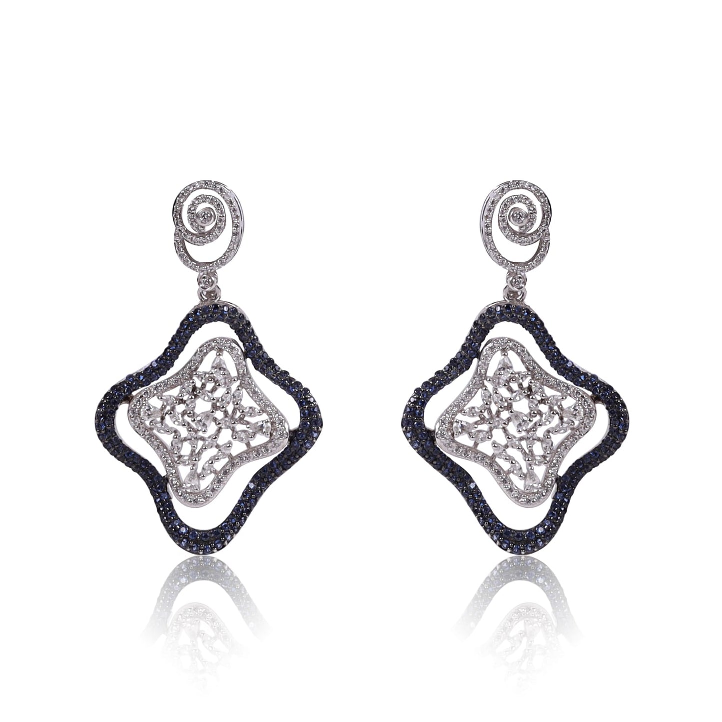 Dancing Sapphire earrings