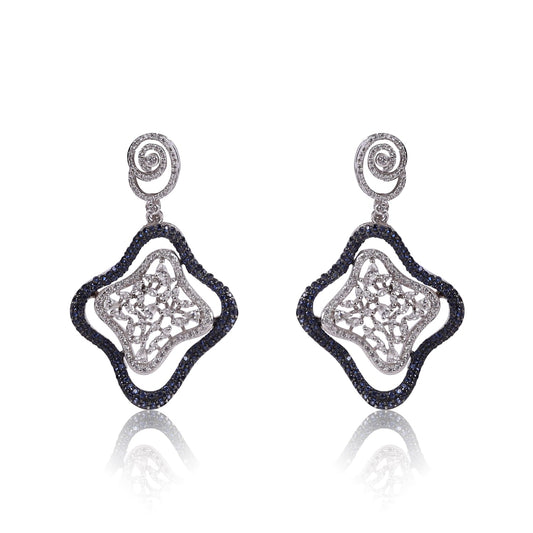 Dancing Sapphire earrings