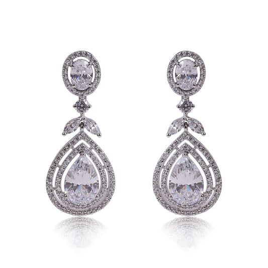 Pear drop earrings