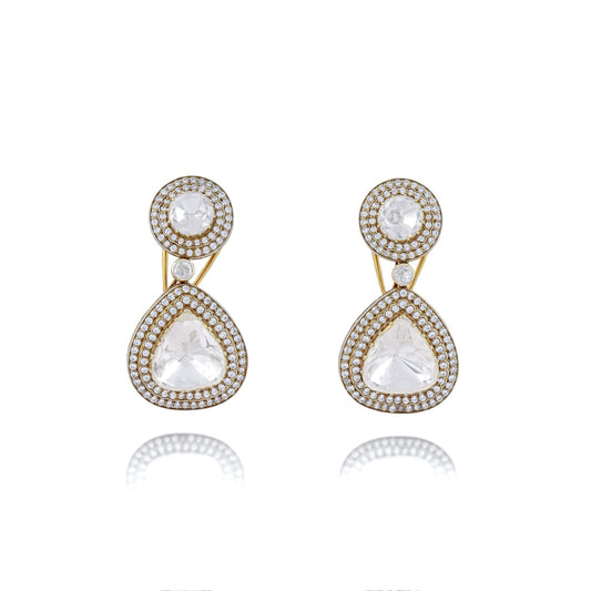 Moissanite Drop Earrings