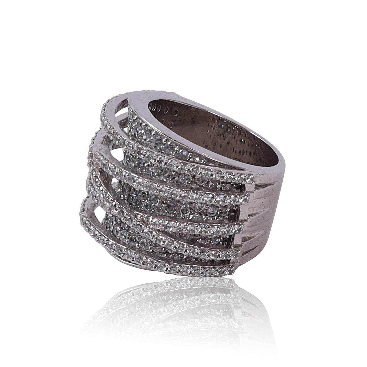 Criss cross ring